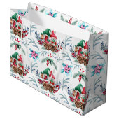 Grand Sac Cadeau Noël Gnome (Devant Angle)