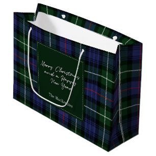 Grand Sac Cadeau Noël Jours fériés Clan MacKenzie Tartan