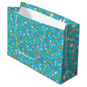 Grand Sac Cadeau Noël mignon (Devant Angle)