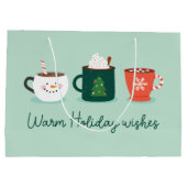 Grand Sac Cadeau Noël Musiques (Dos)