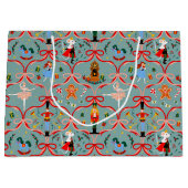 Grand Sac Cadeau Noël - Nutcracker (Devant)