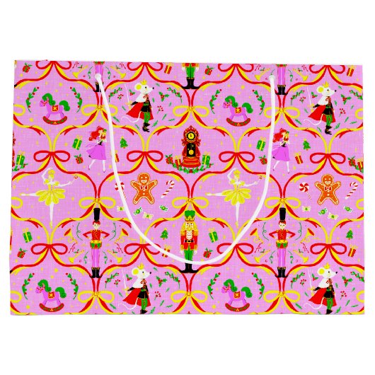 Grand Sac Cadeau Noël - Nutcracker (Dos)