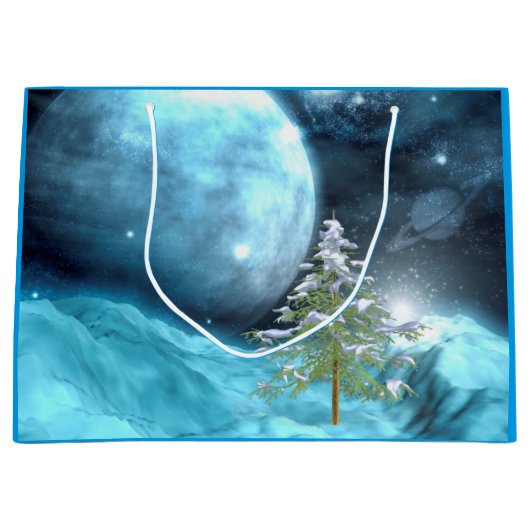 Grand Sac Cadeau Noël Otherwordly (Devant)