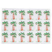 Grand Sac Cadeau Noël Palmiers (Dos)