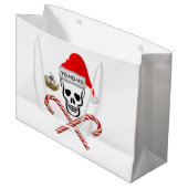 Grand Sac Cadeau Noël, Pirate (Devant Angle)