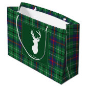 Grand Sac Cadeau Noël Plaid Holidays Clan Duncan Tartan (Dos Angle)