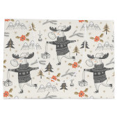 Grand Sac Cadeau Noël Russe Moose Country | Vacances (Dos)