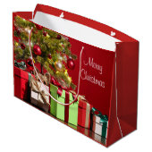 Grand Sac Cadeau Noël Yorkie (Dos Angle)