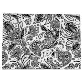 Grand Sac Cadeau Noir et blanc (Dos)