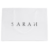 Grand Sac Cadeau Nom classique (ou mot) (Devant)