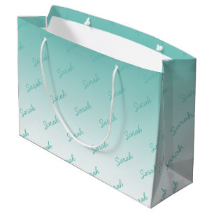 Grand Sac Cadeau Nom modifiable simple Modifier n'importe quelle