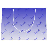 Grand Sac Cadeau Nom modifiable simple | Modifier n'importe quelle  (Devant)