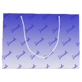 Grand Sac Cadeau Nom modifiable simple | Modifier n'importe quelle  (Dos)