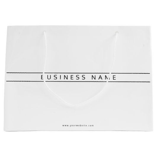 Grand Sac Cadeau Nom professionnel (Devant)