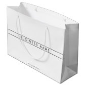 Grand Sac Cadeau Nom professionnel (Dos Angle)