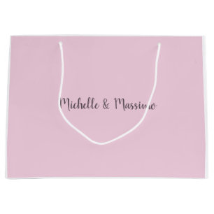 Grand Sac Cadeau Noms de couple classiques professionnels uniques