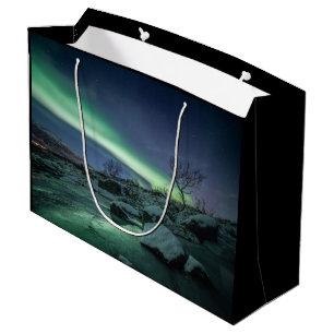 Grand Sac Cadeau Northern Lights Norvège