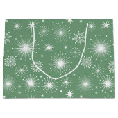 Grand Sac Cadeau Nostalgic Kitschmas Stars (Devant)