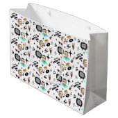 Grand Sac Cadeau Nostalgic Retro 1950's Style (Dos Angle)