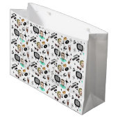 Grand Sac Cadeau Nostalgic Retro 1950's Style (Devant Angle)