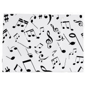 Grand Sac Cadeau Notes musicales 3 (Dos)