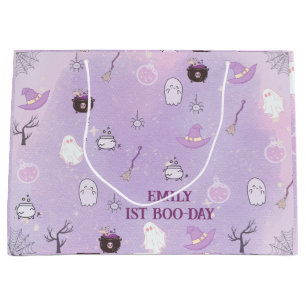 Grand Sac Cadeau Notre Petit Boo Halloween 1er Anniversaire