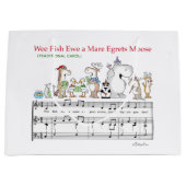 Grand Sac Cadeau NOUS POISSONS EWE A MARE EGRETS MOOSE Sandra Boynt (Devant)