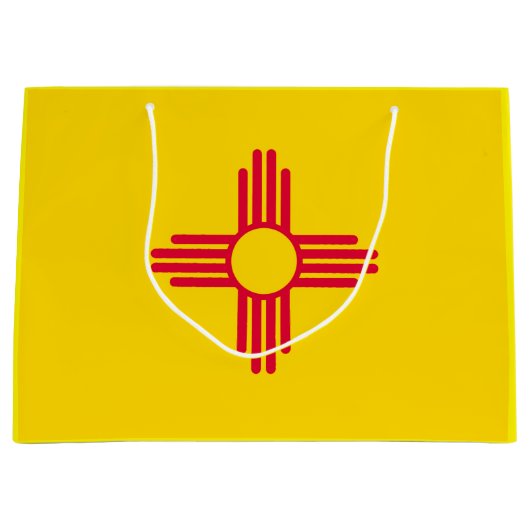 Grand Sac Cadeau Nouveau-Mexique État Drapeau (Devant)