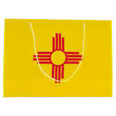 Grand Sac Cadeau Nouveau-Mexique État Drapeau (Dos)