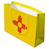 Grand Sac Cadeau Nouveau-Mexique État Drapeau (Dos Angle)