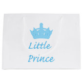 Grand Sac Cadeau Nouveau Prince - un bébé royal ! (Devant)