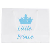 Grand Sac Cadeau Nouveau Prince - un bébé royal ! (Dos)