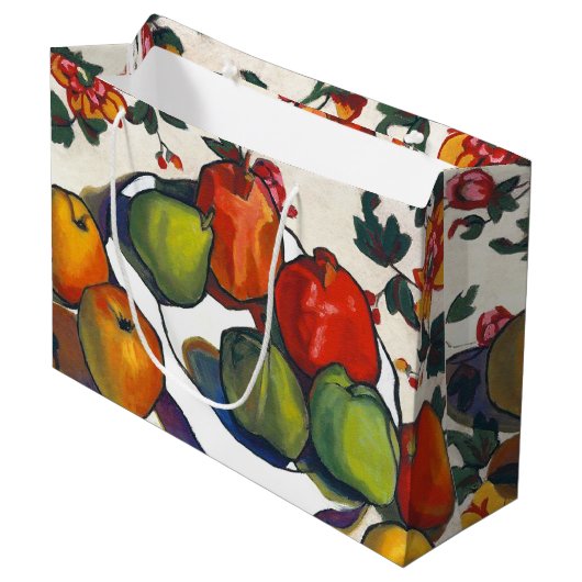 Grand Sac Cadeau Nouvel An juif | Rosh Hashanah Fine Art (Devant Angle)