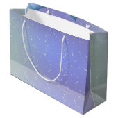 Grand Sac Cadeau Nouvel anniversaire de la mignonne princesse noire (Dos Angle)