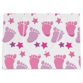 Grand Sac Cadeau Nouvelle fille (Devant)