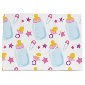 Grand Sac Cadeau Nouvelle fille (Devant)