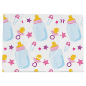 Grand Sac Cadeau Nouvelle fille (Dos)