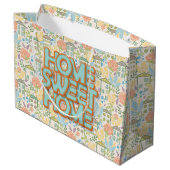 Grand Sac Cadeau Nouvelle maison Sweet Home (Dos Angle)