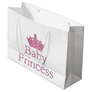 Grand Sac Cadeau Nouvelle Princesse - un Bébé Royal !