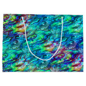 Grand Sac Cadeau Nouvelle-Zélande Abalone Paua Shell Motif 1 (Dos)