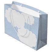 Grand Sac Cadeau Nuages de baby shower (Dos Angle)