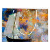 Grand Sac Cadeau Nuages de fleurs, Redon (Dos)