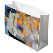 Grand Sac Cadeau Nuages de fleurs, Redon (Dos Angle)