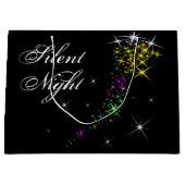 Grand Sac Cadeau Nuit silencieuse de Noël (Devant)