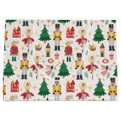 Grand Sac Cadeau Nutcracker Ballet Motif de vacances (Devant)