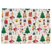 Grand Sac Cadeau Nutcracker Ballet Motif de vacances (Dos)