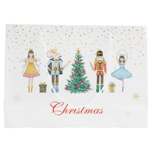 Grand Sac Cadeau Nutcracker Noël bébé (Dos)