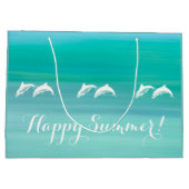 Grand Sac Cadeau Océan océanique des dauphins (Dos)
