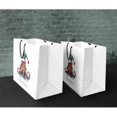 Grand Sac Cadeau Octopus Christmas Joy, coutume