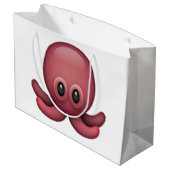 Grand Sac Cadeau Octopus - Emoji (Dos Angle)
